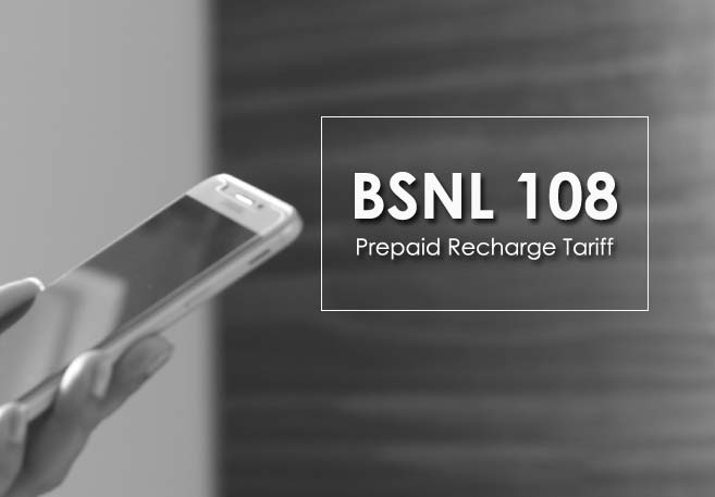 bsnl 108 plan prepaid recha