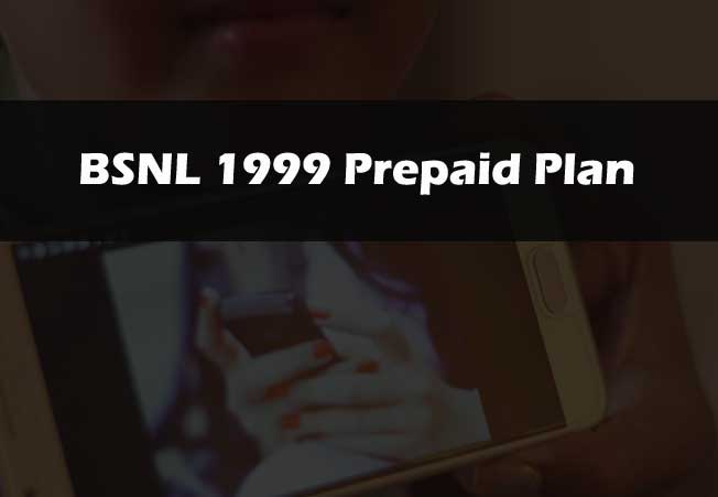 bsnl 1999 prepaid recharge