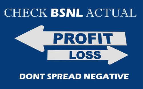 BSNL Actual Profit Loss