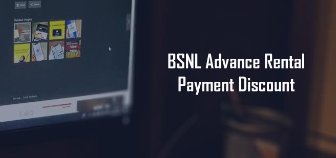 BSNL Advance Rental Payment