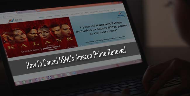 bsnl amazon prime renewal