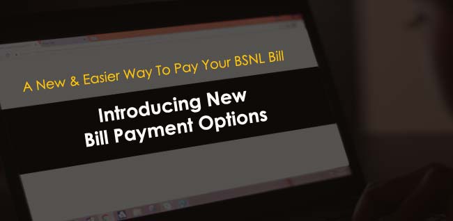 BSNL Bill Payment Options