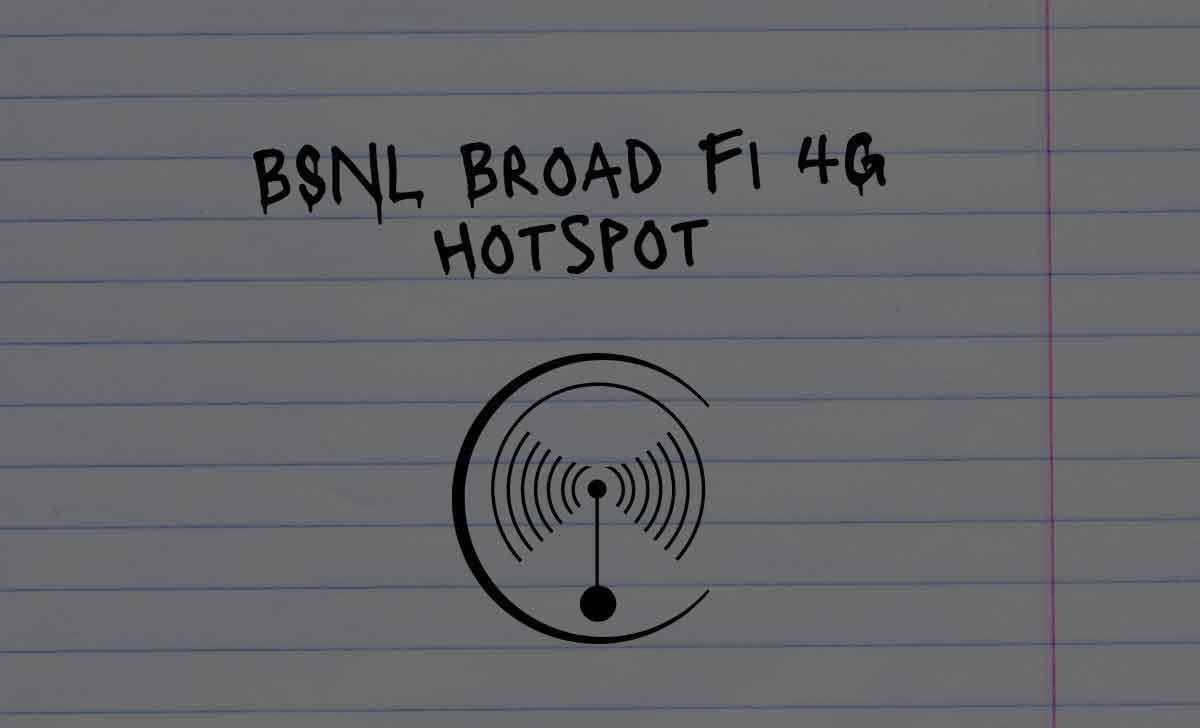 BSNL Broad Fi 4G Hotspot