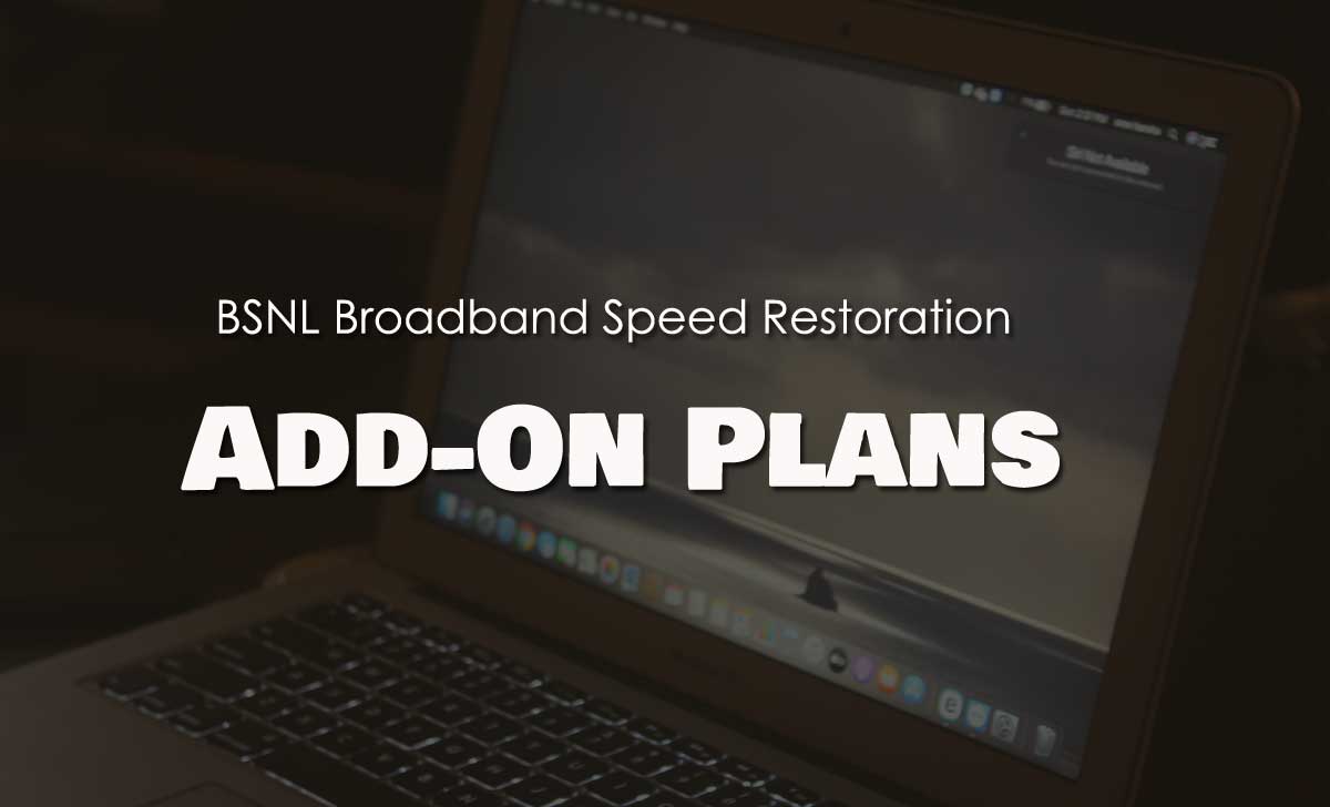 BSNL Broadband Top Up Plans