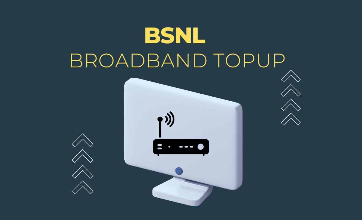 BSNL Broadband TopUp