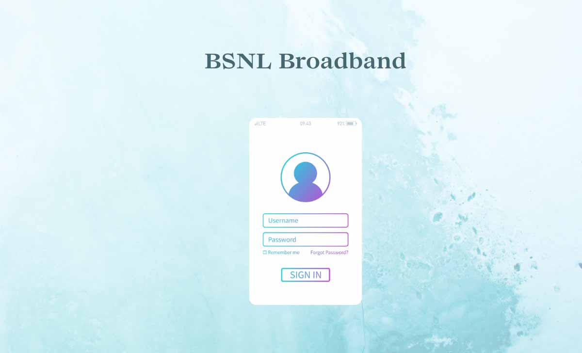 BSNL Broadband username