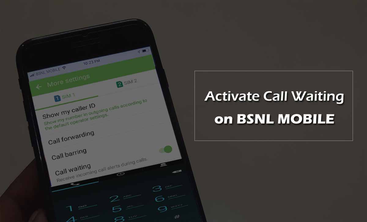 bsnl call waiting