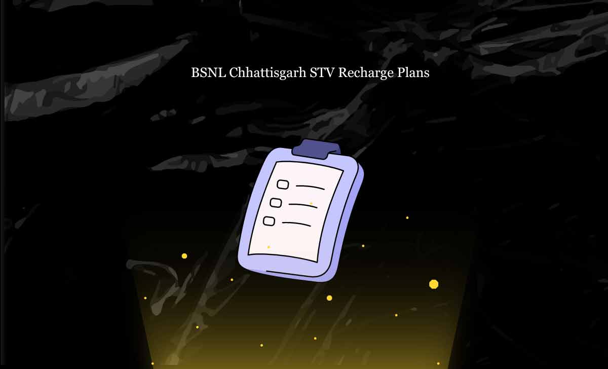 BSNL Chhattisgarh STV Recharge Plans