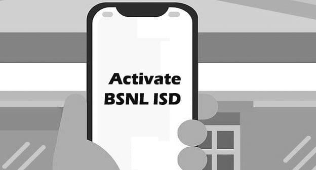 bsnl isd activation