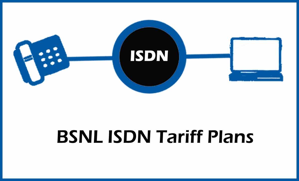 BSNL ISDN Plans Tariff