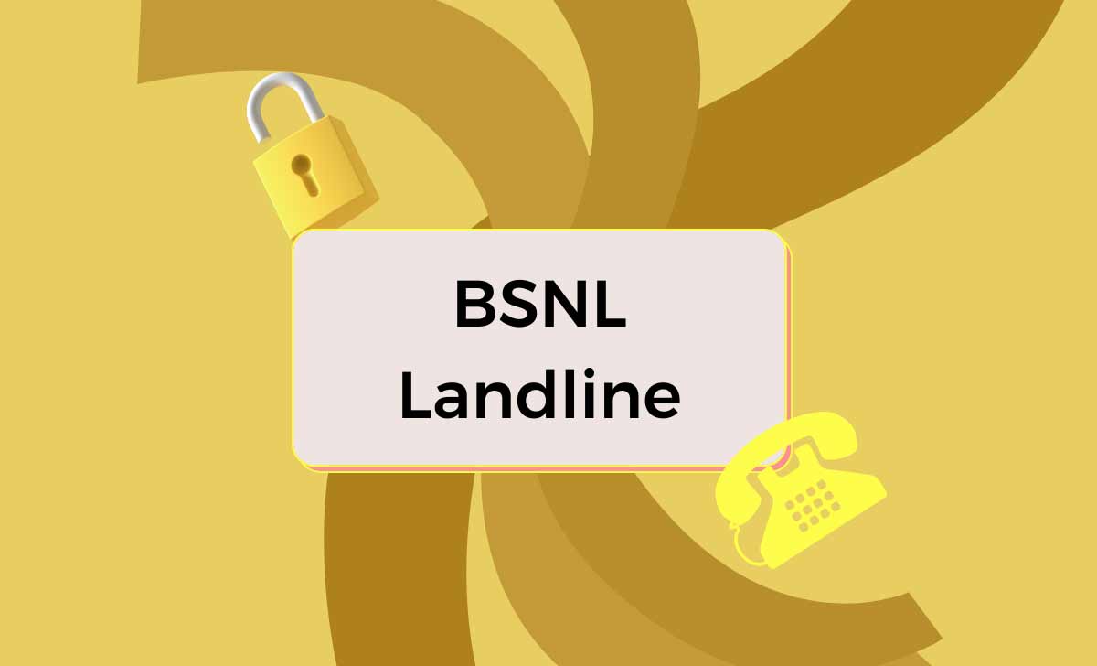 Lock BSNL Landline