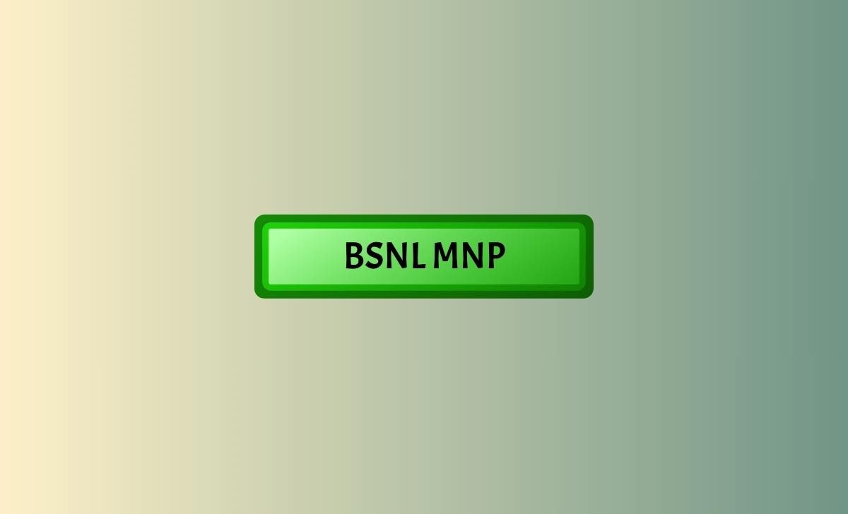 BSNL MNP