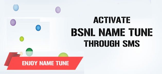 BSNL Name Tune SMS Activation