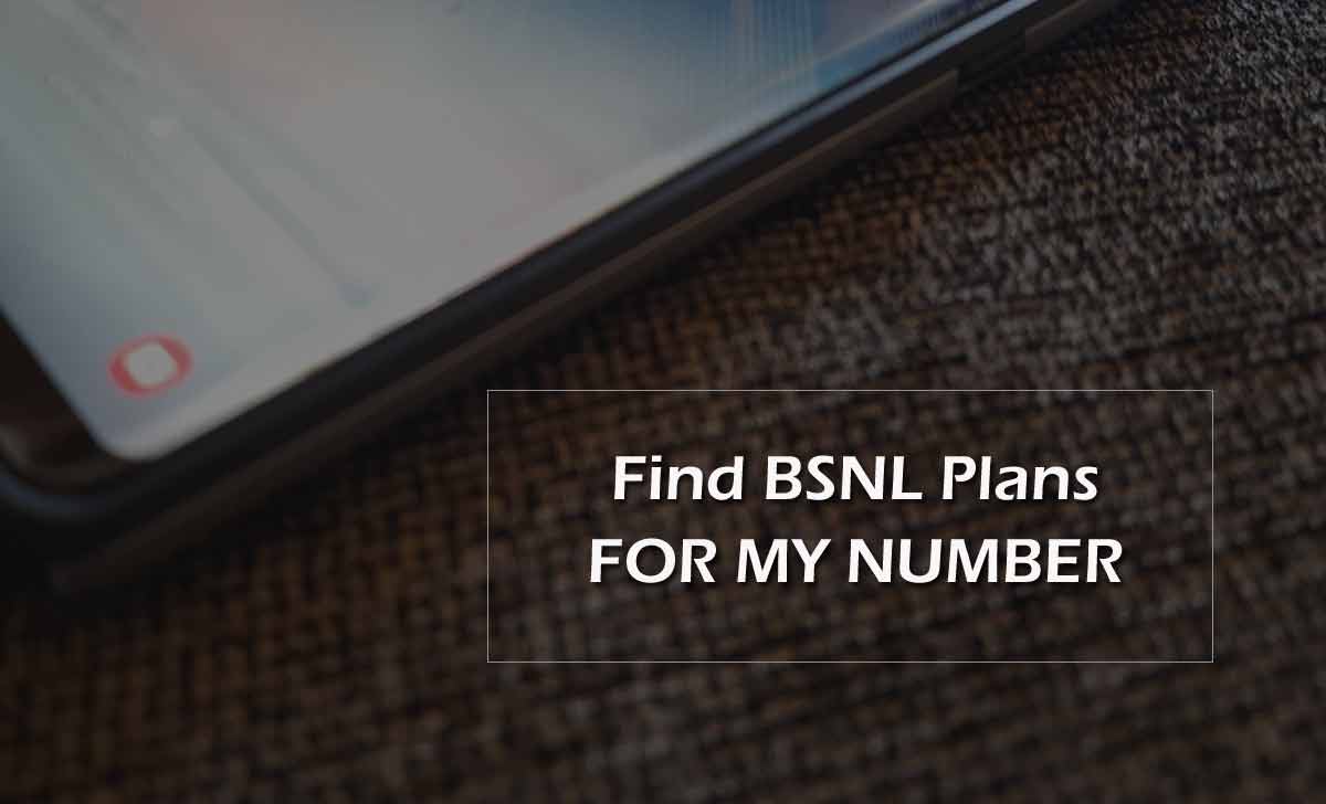bsnl plans for my number