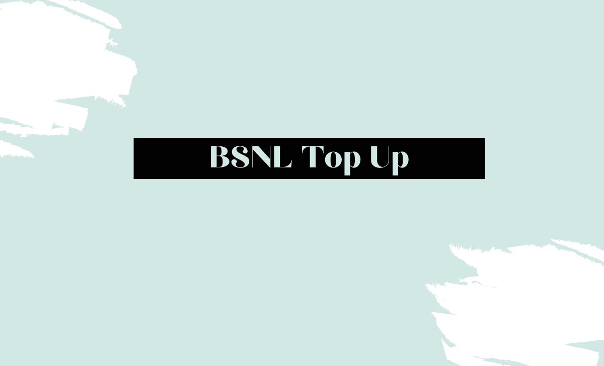 BSNL Top Up