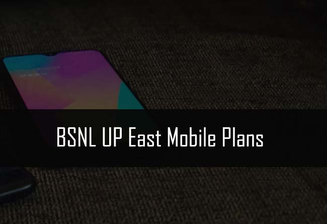 bsnl up east mobile plans