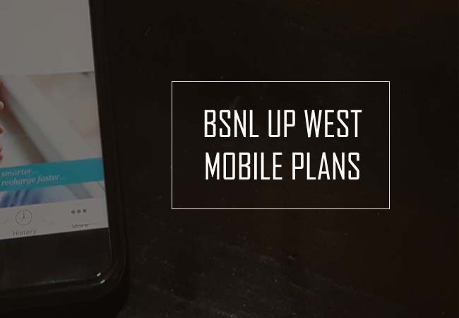 BSNL UP West Mobile Plans