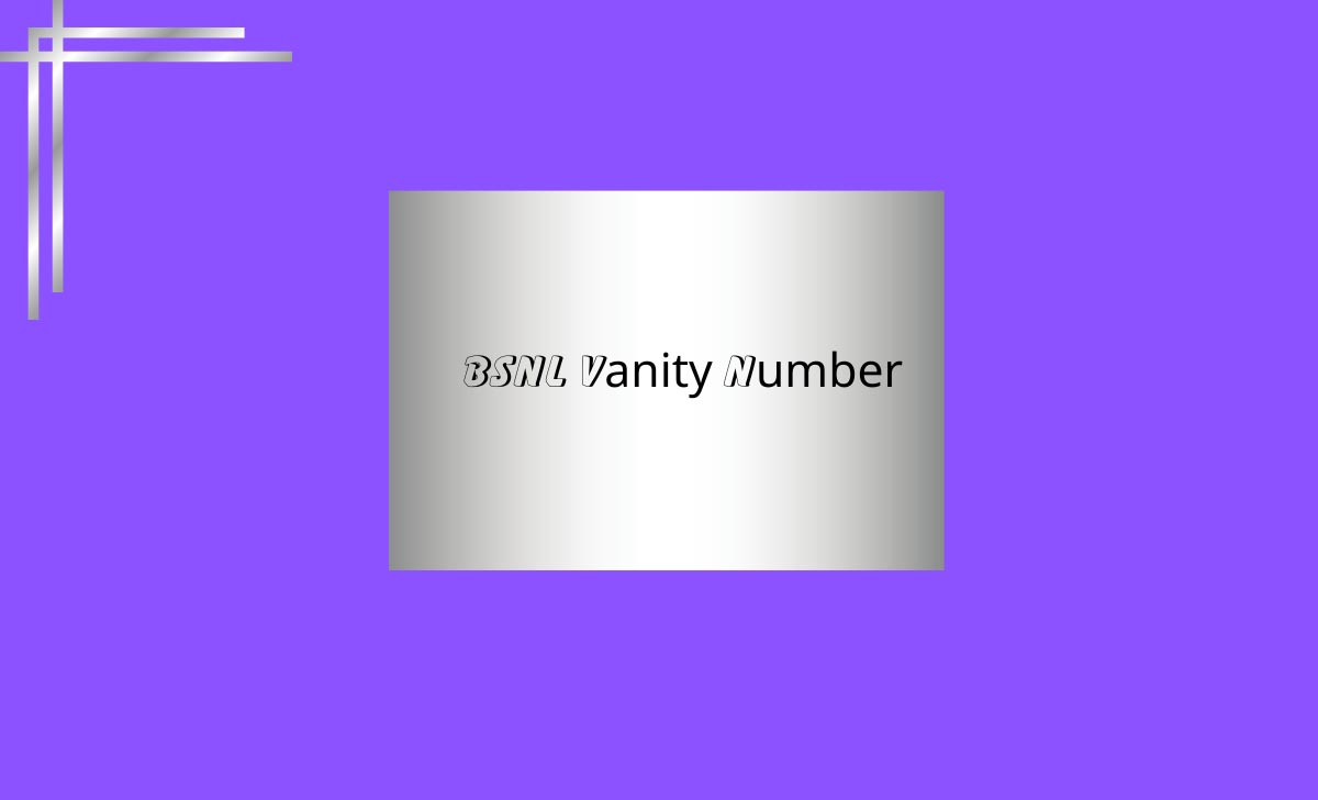 BSNL Vanity Number