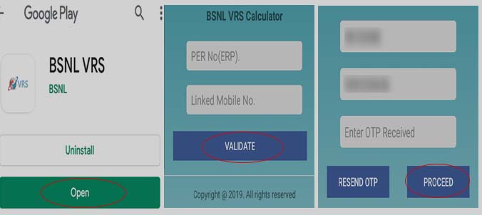 BSNL VRS App Login