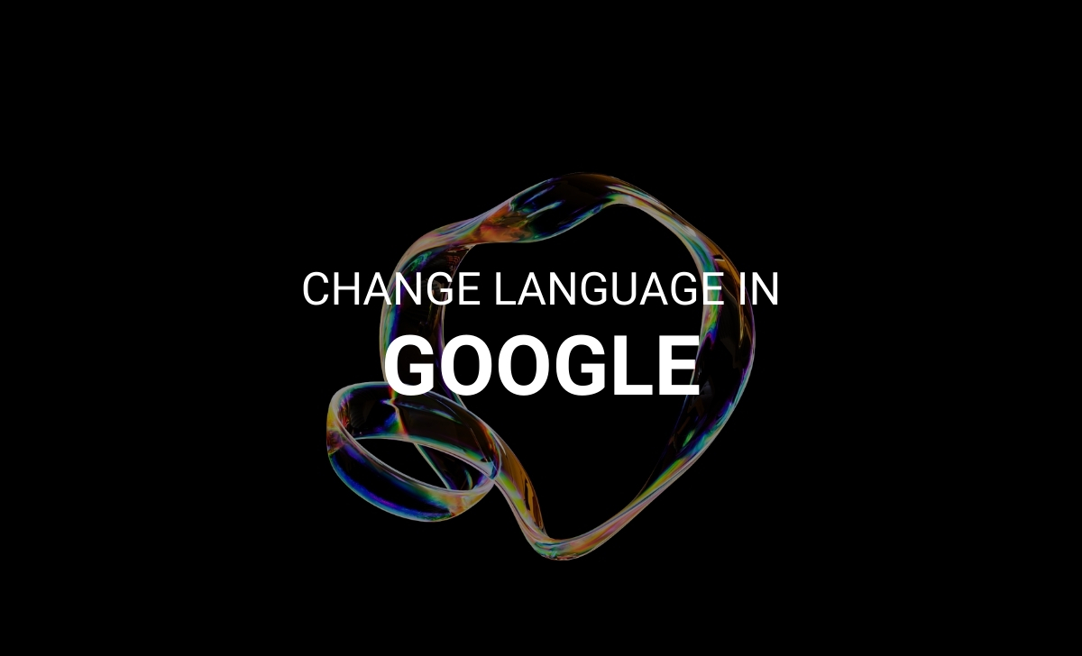 change language in google