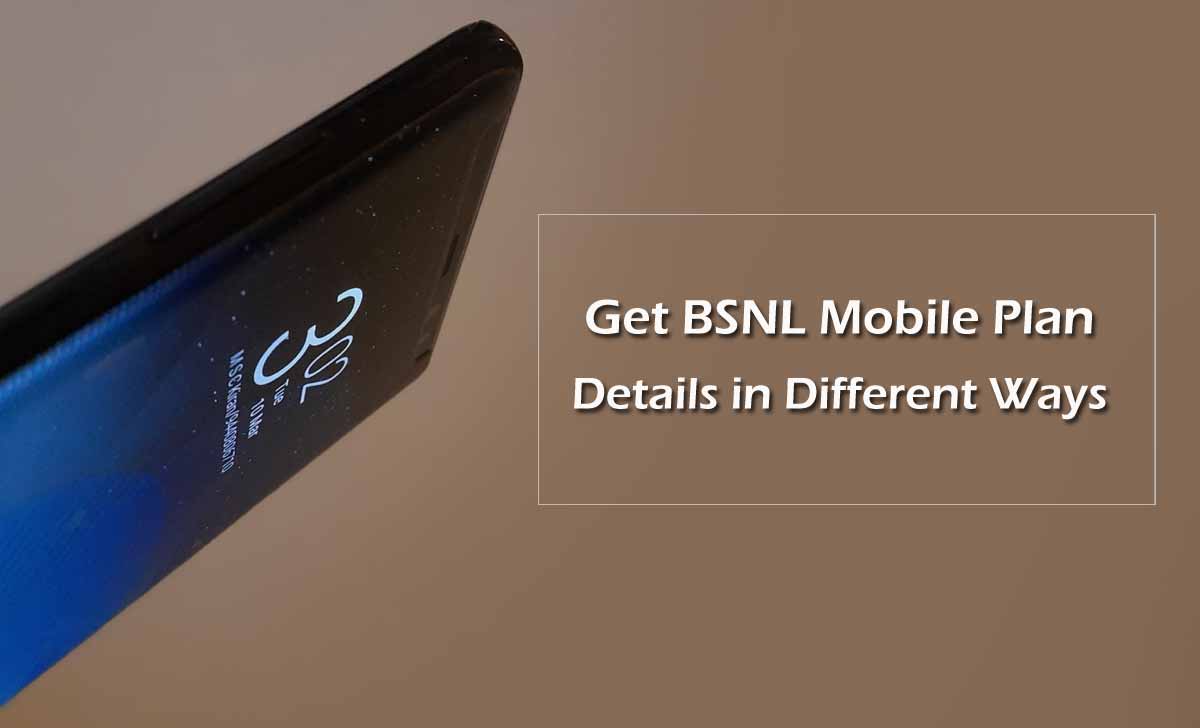 Check BSNL Active Plan Data