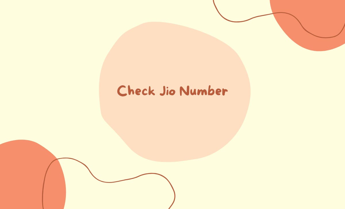Check Jio Number