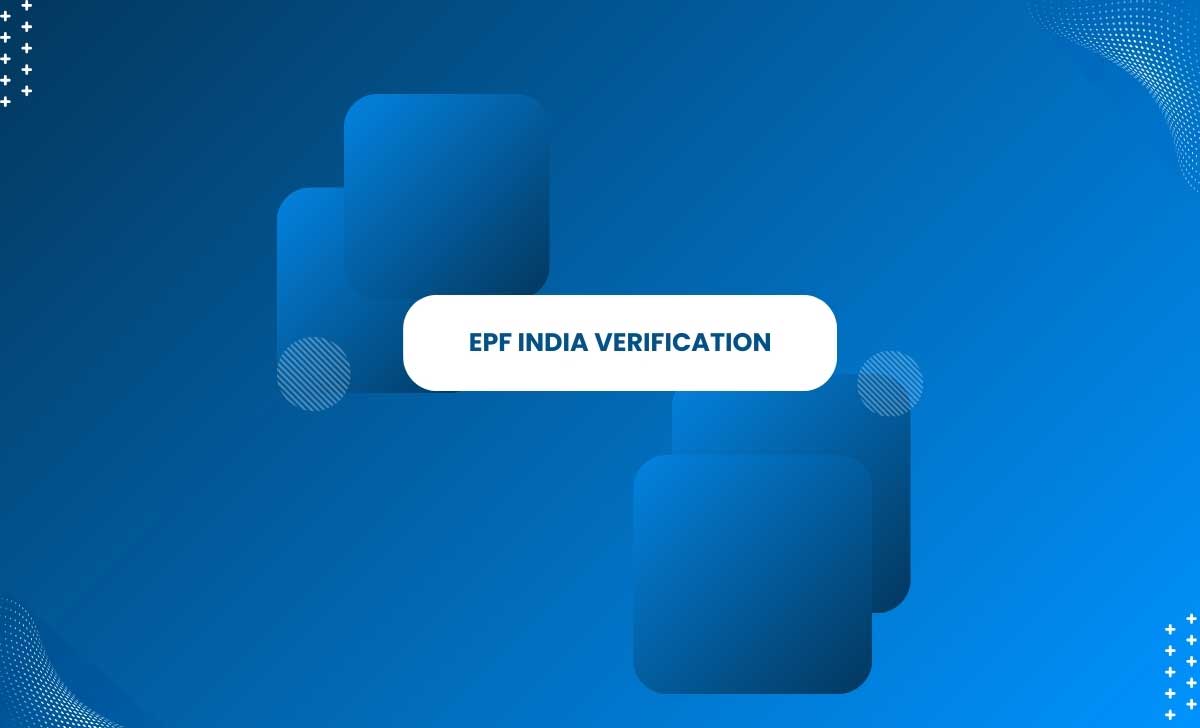 EPF India Verification