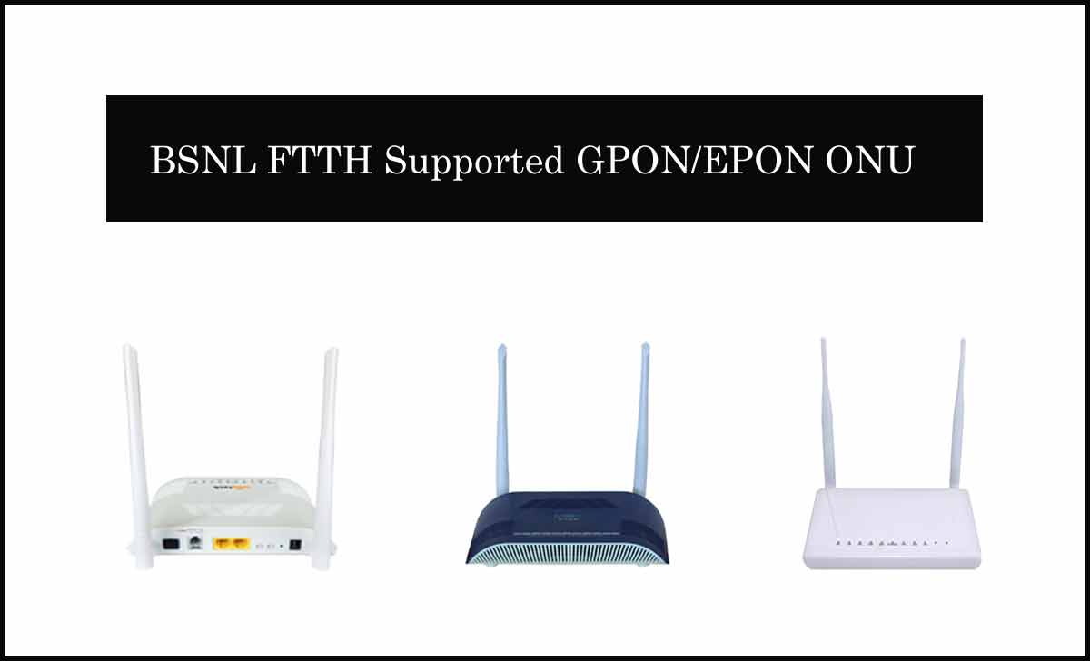 ftth ont gpon epon fiber