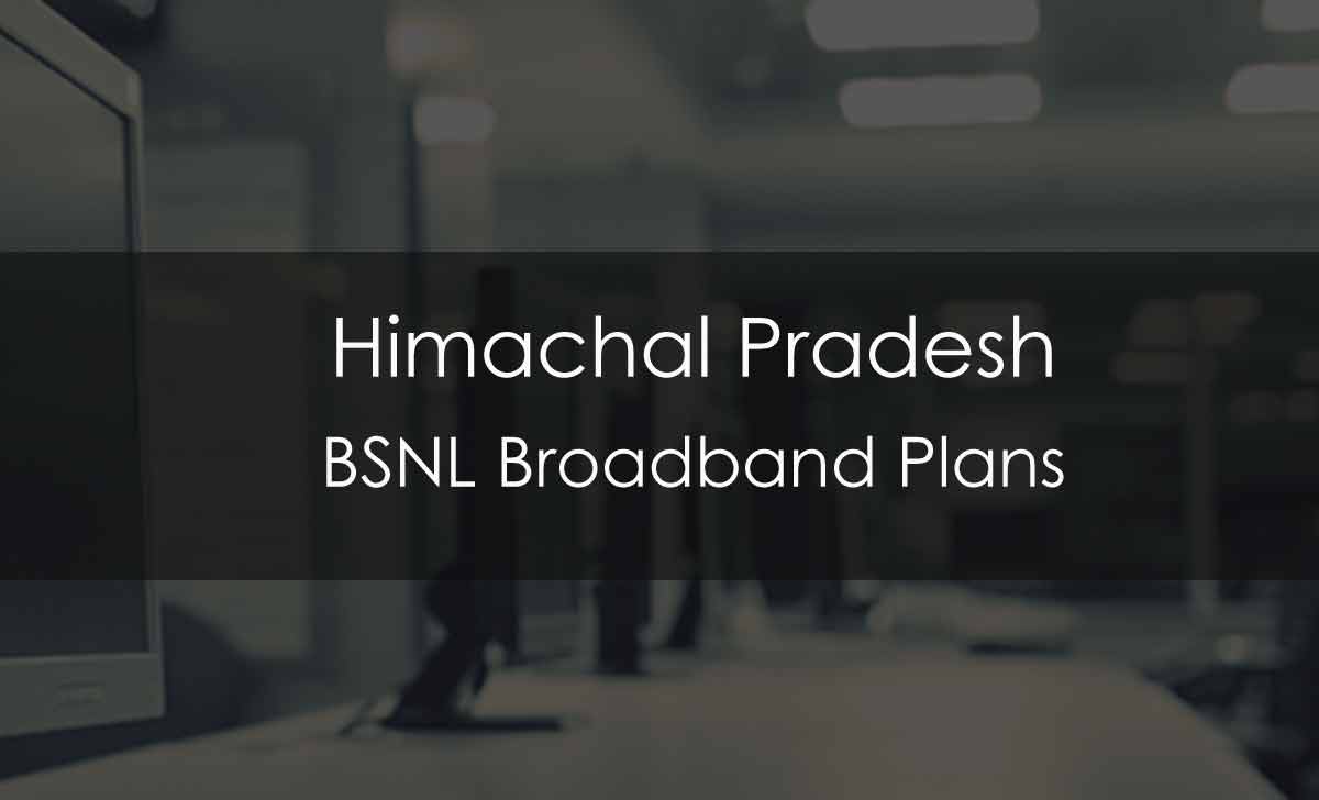 Himachal Pradesh BSNL BB Plans