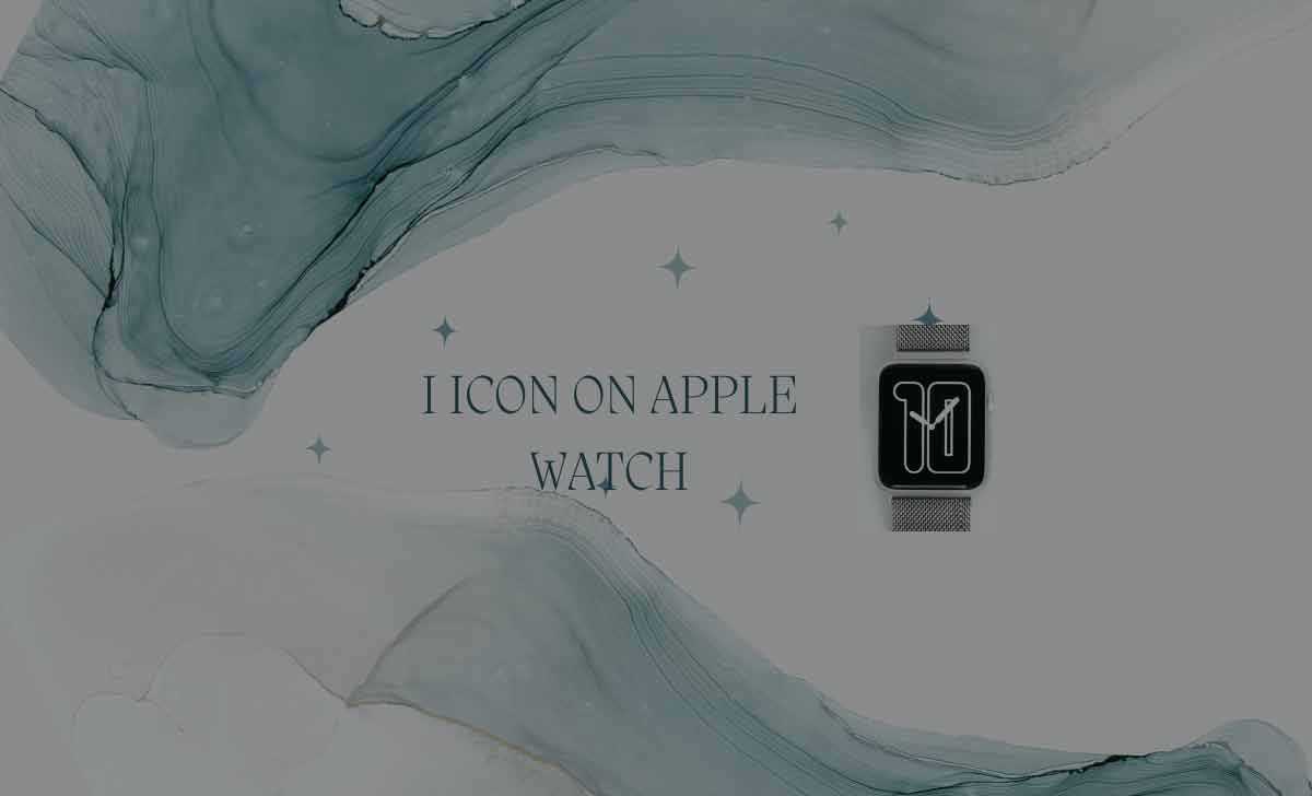 i icon on Apple Watch