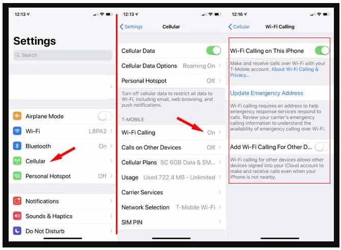 iPhone WiFi Calling Turn Off