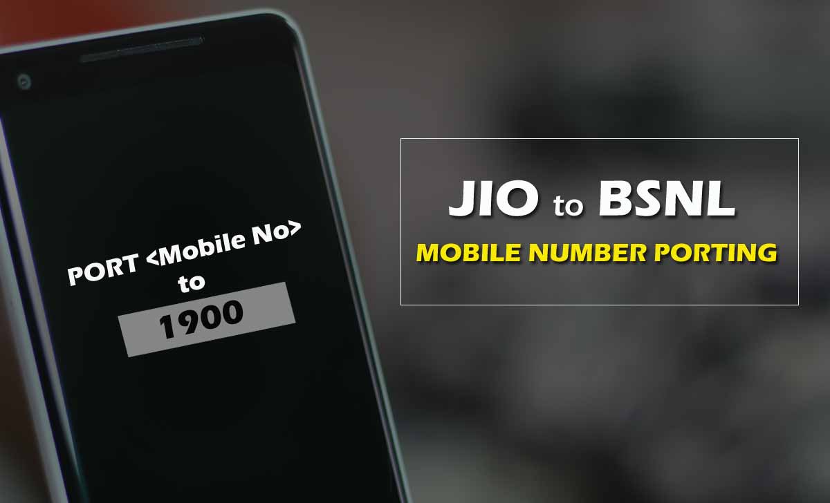 jio to bsnl mnp