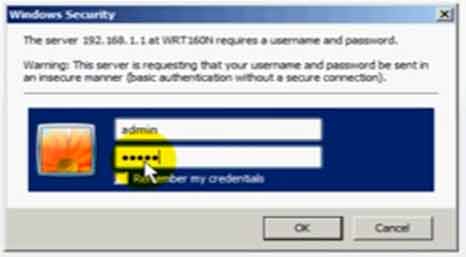 linksys login