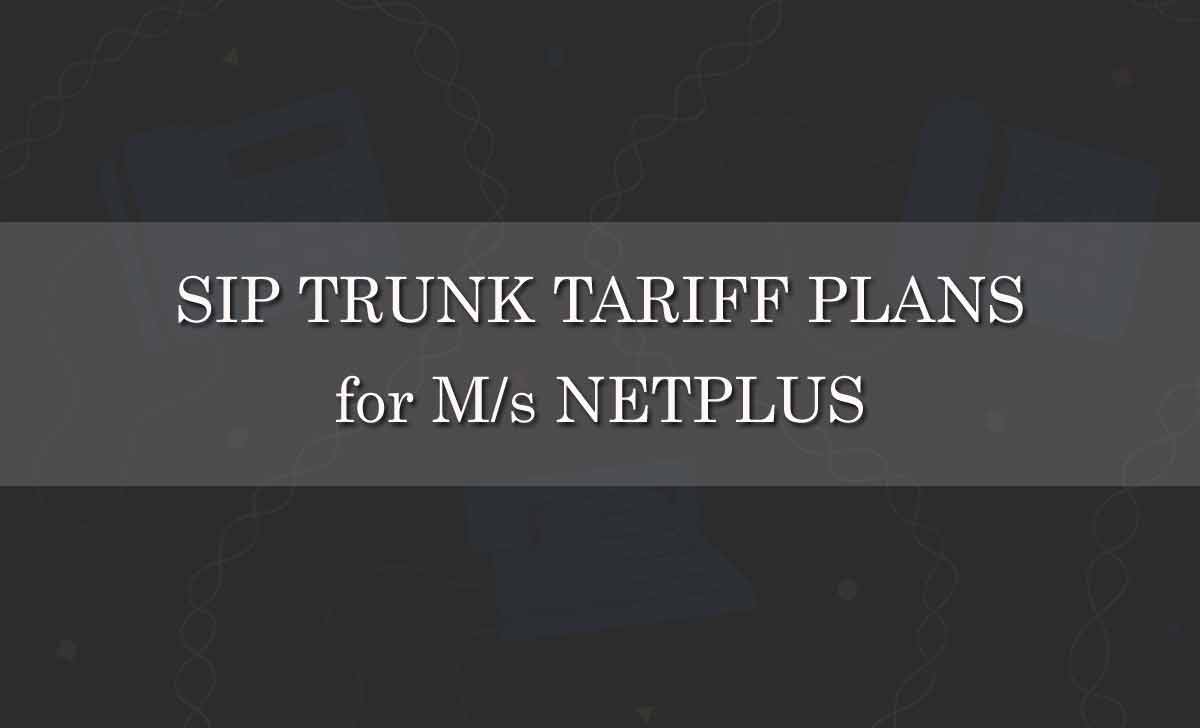 netplus sip tariff plans