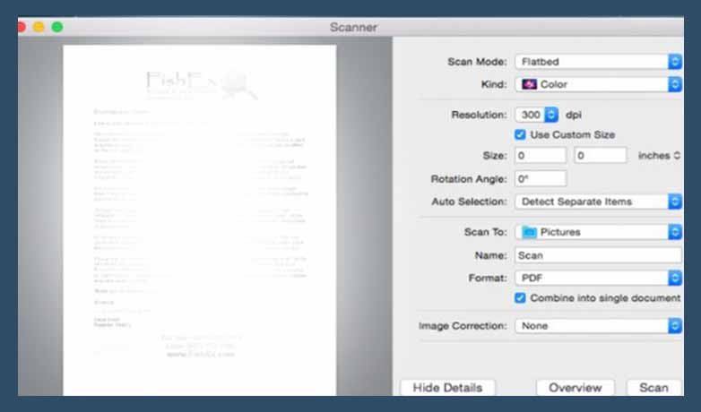 Scan Pdf on MAC