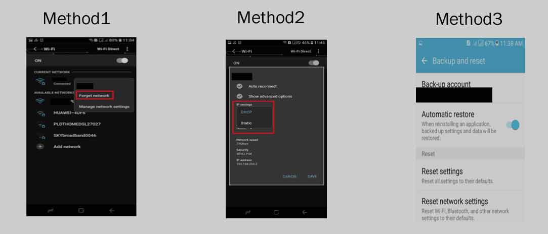 wifi authentication error methods