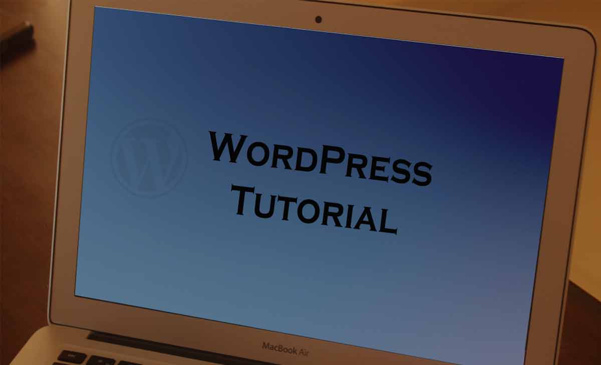 WordPress tutorial